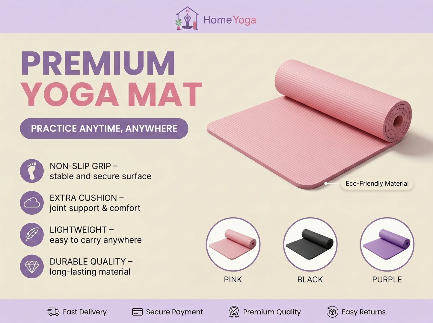 HomeYoga Anti-skid Mat